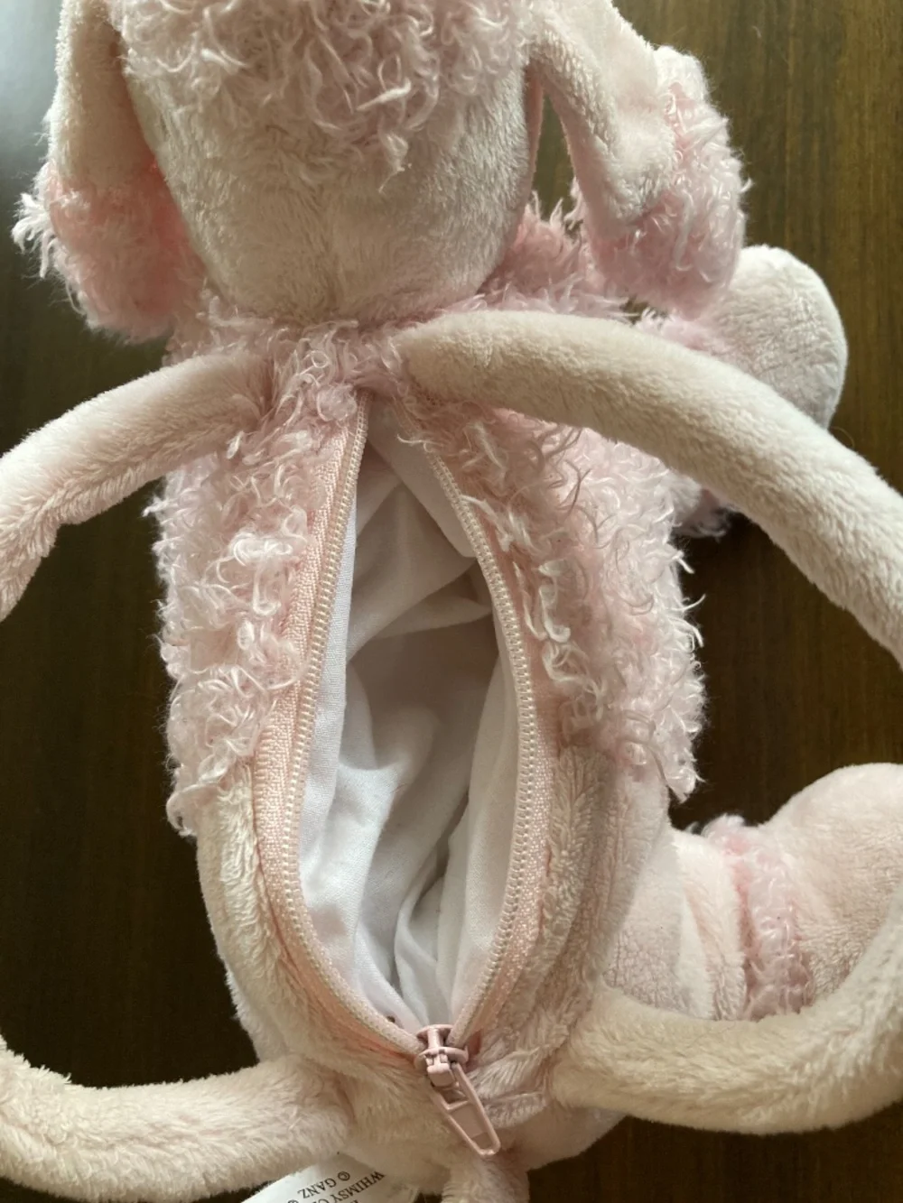 🐩 GANZ Plush Poodle Purse Pink